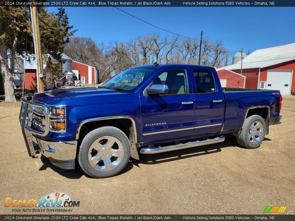 Front 3/4 View of 2014 Chevrolet Silverado 1500 LTZ Crew Cab 4x4 Photo #1