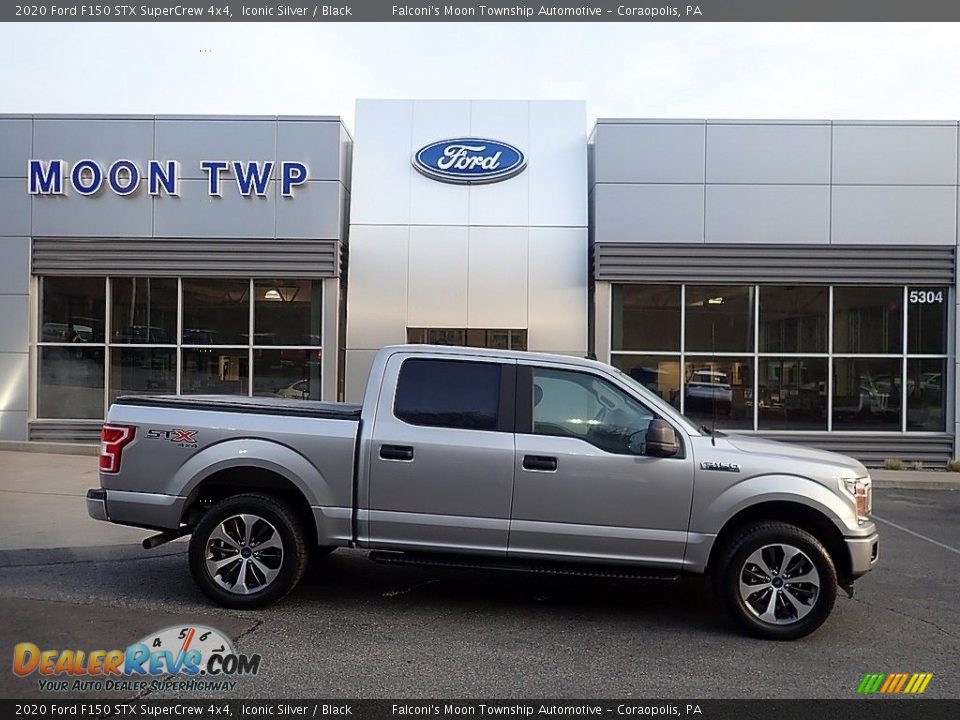 2020 Ford F150 STX SuperCrew 4x4 Iconic Silver / Black Photo #1