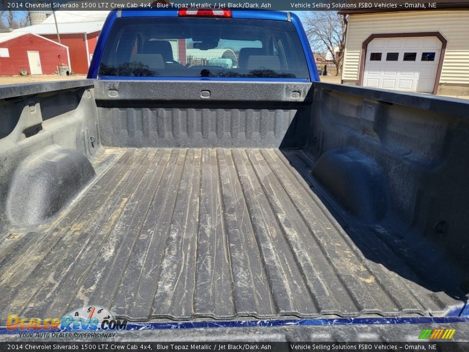 2014 Chevrolet Silverado 1500 LTZ Crew Cab 4x4 Blue Topaz Metallic / Jet Black/Dark Ash Photo #3