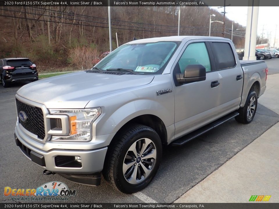 2020 Ford F150 STX SuperCrew 4x4 Iconic Silver / Black Photo #6