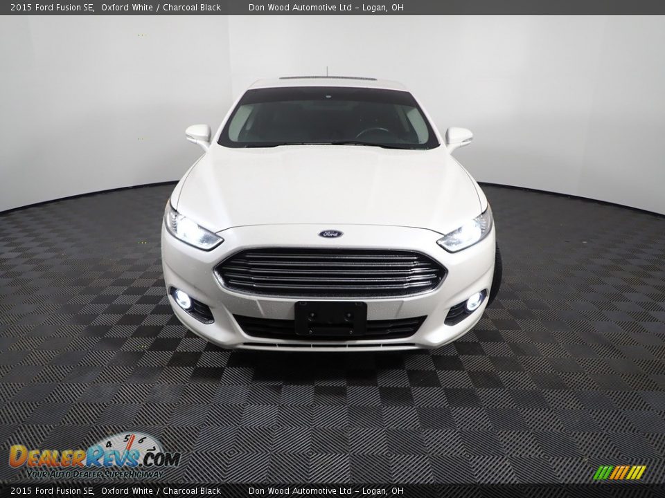 2015 Ford Fusion SE Oxford White / Charcoal Black Photo #5