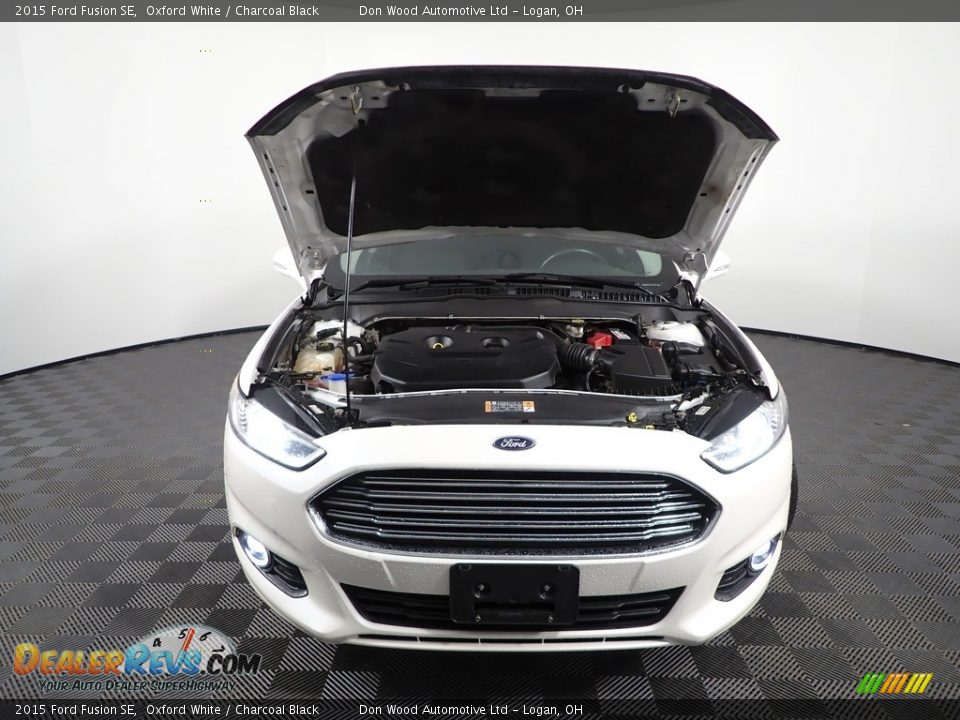 2015 Ford Fusion SE Oxford White / Charcoal Black Photo #6