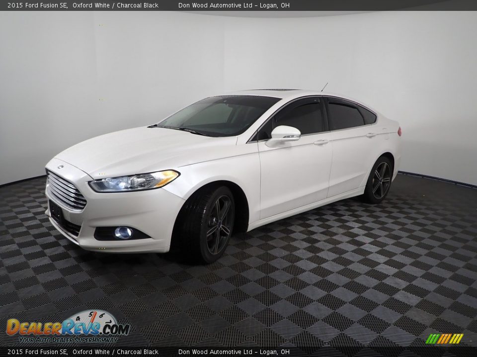 2015 Ford Fusion SE Oxford White / Charcoal Black Photo #8