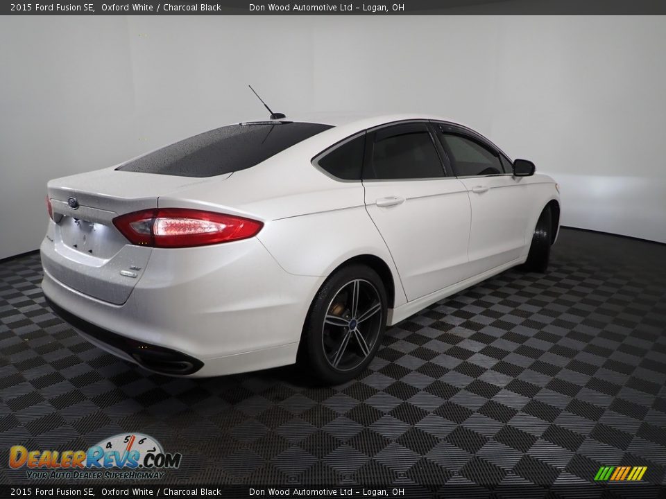 2015 Ford Fusion SE Oxford White / Charcoal Black Photo #14