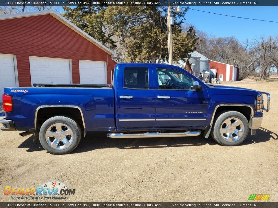 Blue Topaz Metallic 2014 Chevrolet Silverado 1500 LTZ Crew Cab 4x4 Photo #15