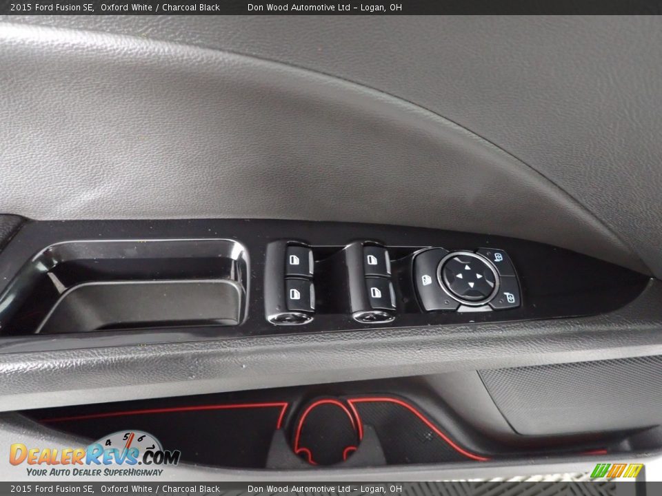 2015 Ford Fusion SE Oxford White / Charcoal Black Photo #16