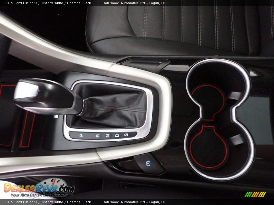 2015 Ford Fusion SE Oxford White / Charcoal Black Photo #25