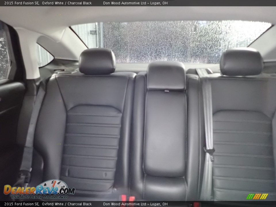 2015 Ford Fusion SE Oxford White / Charcoal Black Photo #26