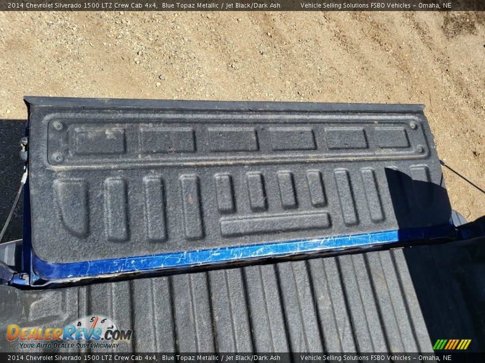 2014 Chevrolet Silverado 1500 LTZ Crew Cab 4x4 Blue Topaz Metallic / Jet Black/Dark Ash Photo #28