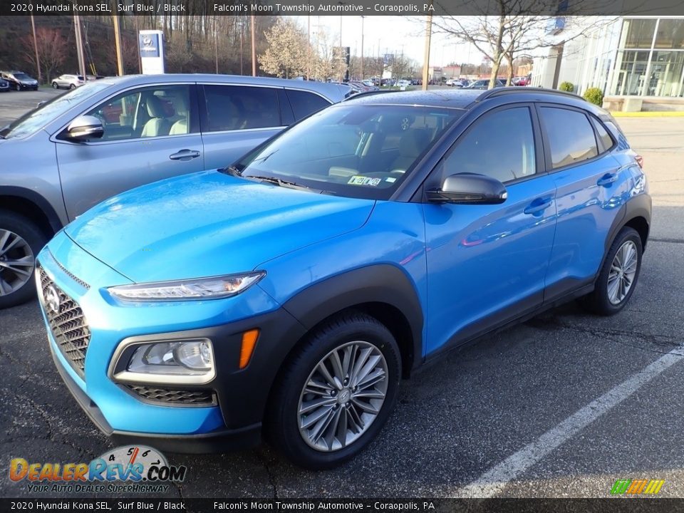 2020 Hyundai Kona SEL Surf Blue / Black Photo #1