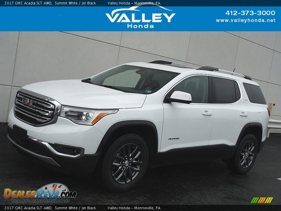 2017 GMC Acadia SLT AWD Summit White / Jet Black Photo #1