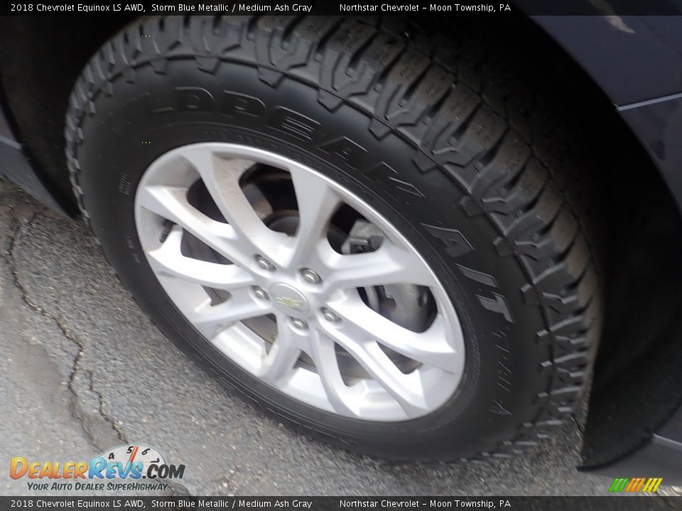 2018 Chevrolet Equinox LS AWD Storm Blue Metallic / Medium Ash Gray Photo #14