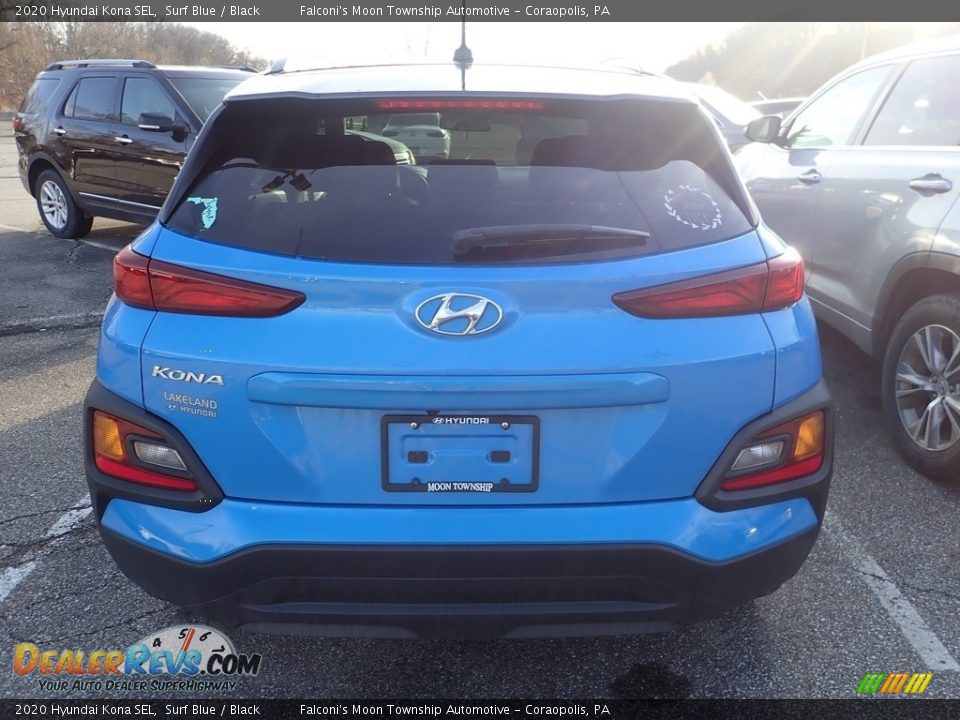 2020 Hyundai Kona SEL Surf Blue / Black Photo #2