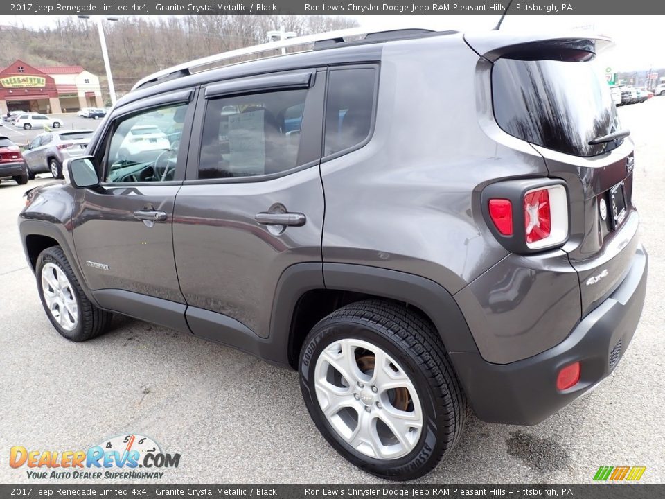 2017 Jeep Renegade Limited 4x4 Granite Crystal Metallic / Black Photo #3