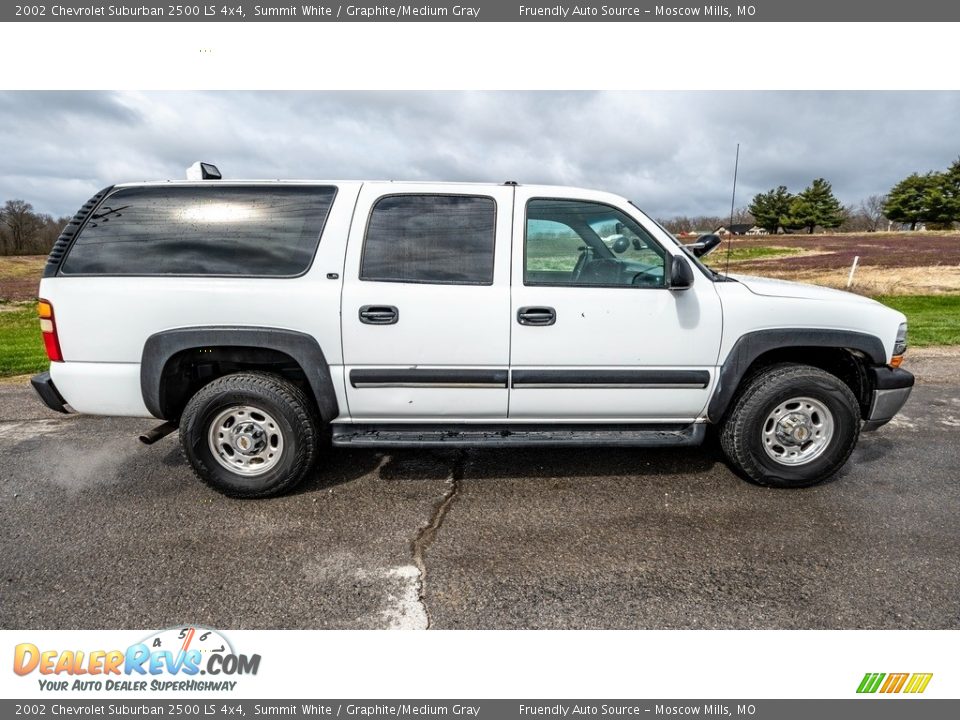 Summit White 2002 Chevrolet Suburban 2500 LS 4x4 Photo #3