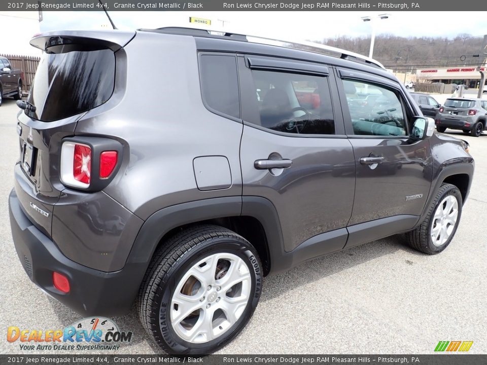 2017 Jeep Renegade Limited 4x4 Granite Crystal Metallic / Black Photo #6