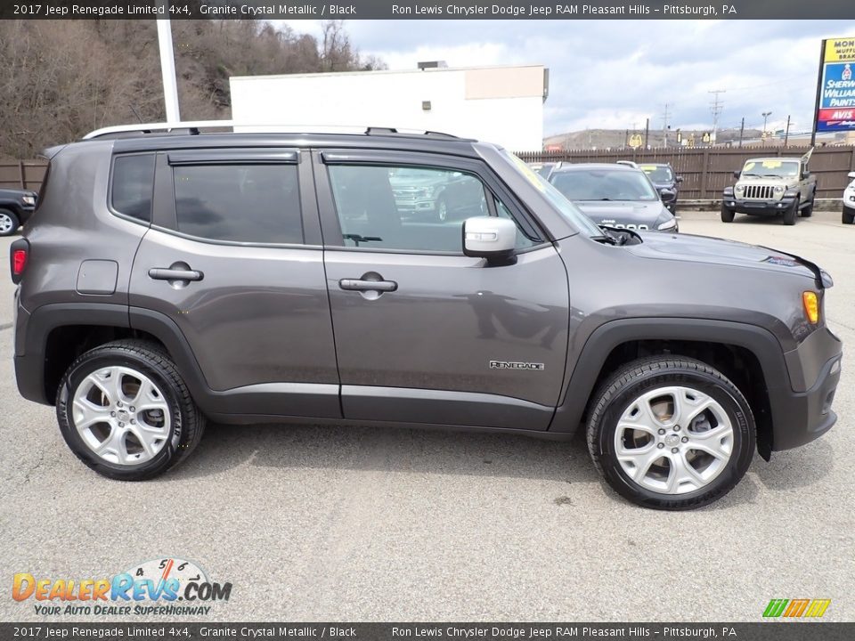 2017 Jeep Renegade Limited 4x4 Granite Crystal Metallic / Black Photo #7