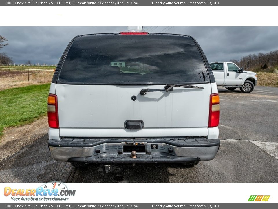 2002 Chevrolet Suburban 2500 LS 4x4 Summit White / Graphite/Medium Gray Photo #5