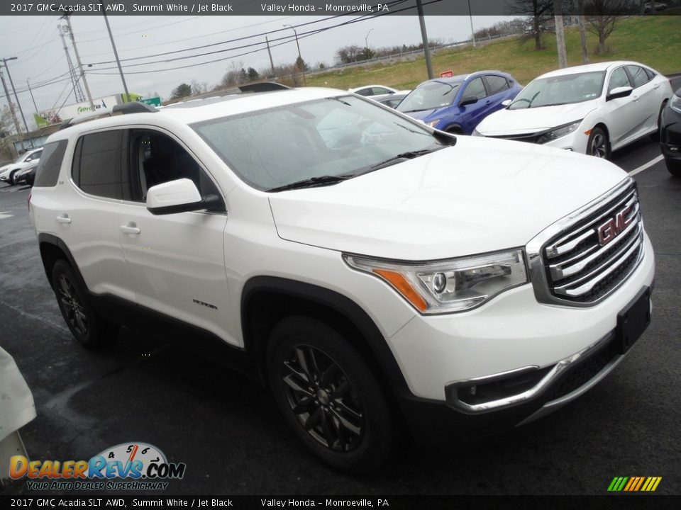 2017 GMC Acadia SLT AWD Summit White / Jet Black Photo #7