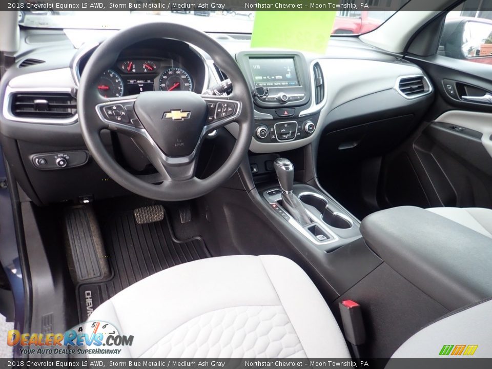 2018 Chevrolet Equinox LS AWD Storm Blue Metallic / Medium Ash Gray Photo #22