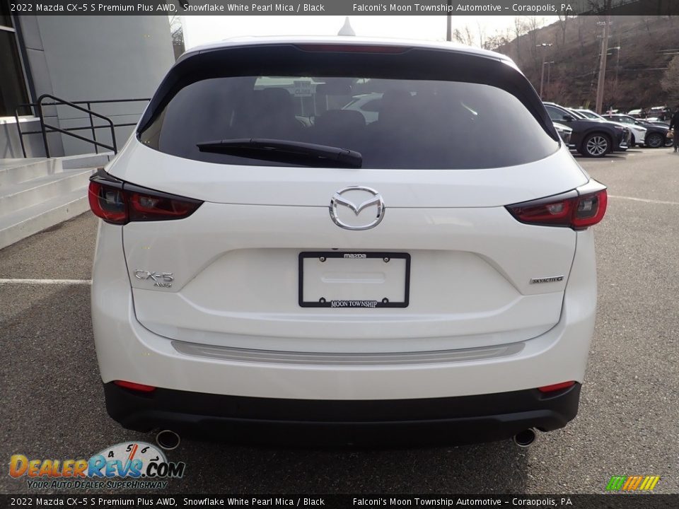2022 Mazda CX-5 S Premium Plus AWD Snowflake White Pearl Mica / Black Photo #3
