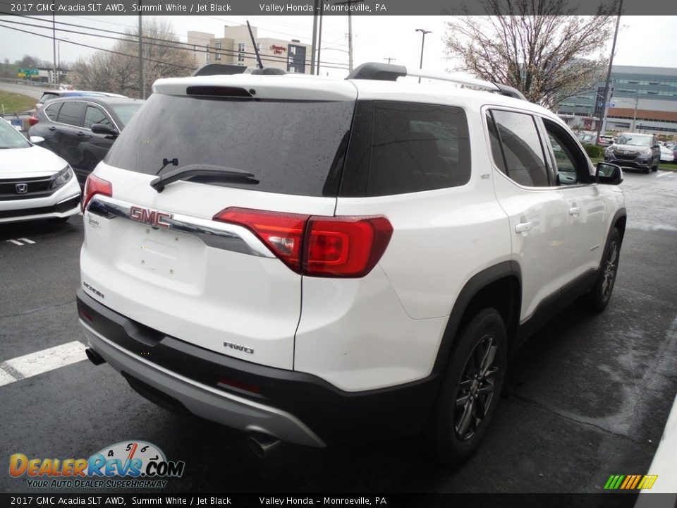 2017 GMC Acadia SLT AWD Summit White / Jet Black Photo #9