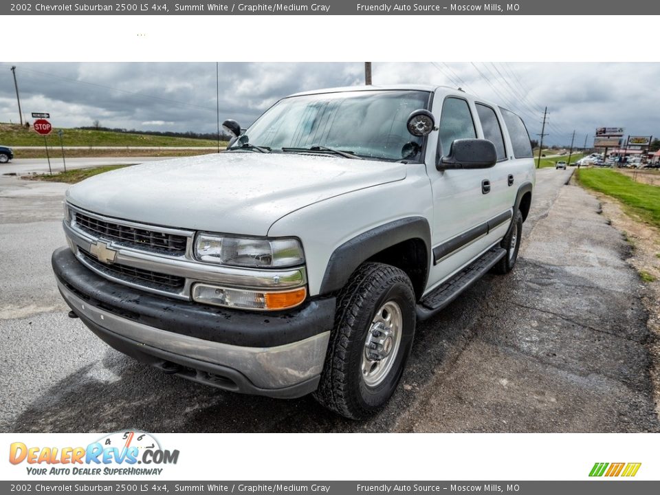 Summit White 2002 Chevrolet Suburban 2500 LS 4x4 Photo #8