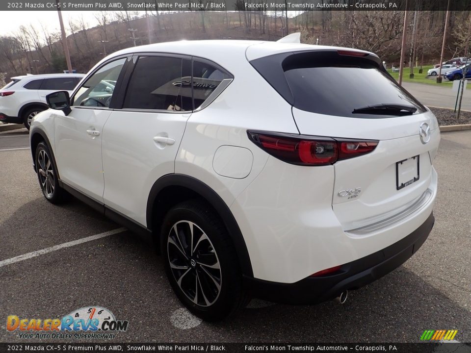 2022 Mazda CX-5 S Premium Plus AWD Snowflake White Pearl Mica / Black Photo #5