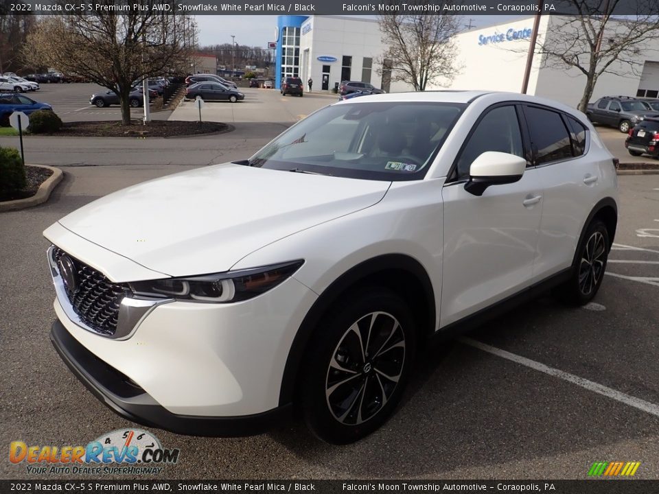 2022 Mazda CX-5 S Premium Plus AWD Snowflake White Pearl Mica / Black Photo #6