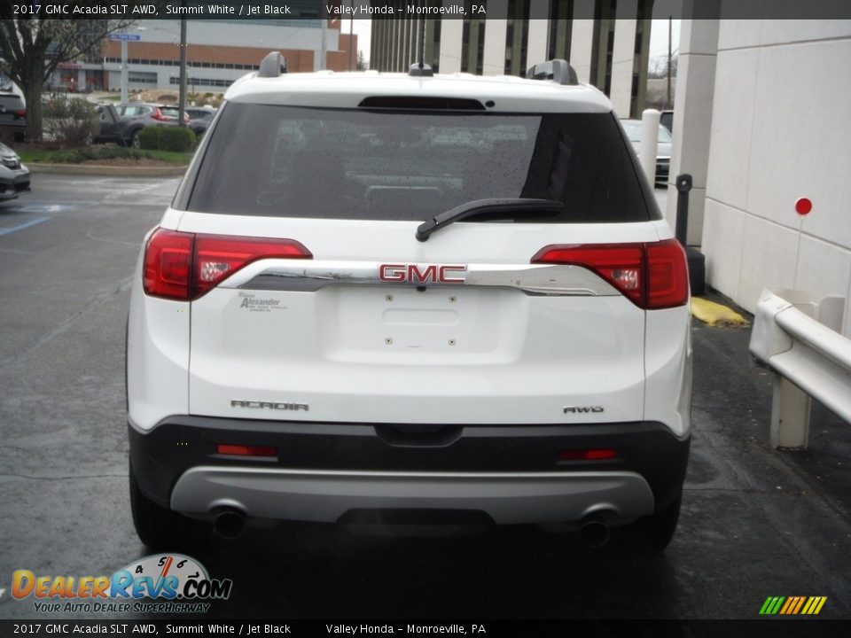 2017 GMC Acadia SLT AWD Summit White / Jet Black Photo #11