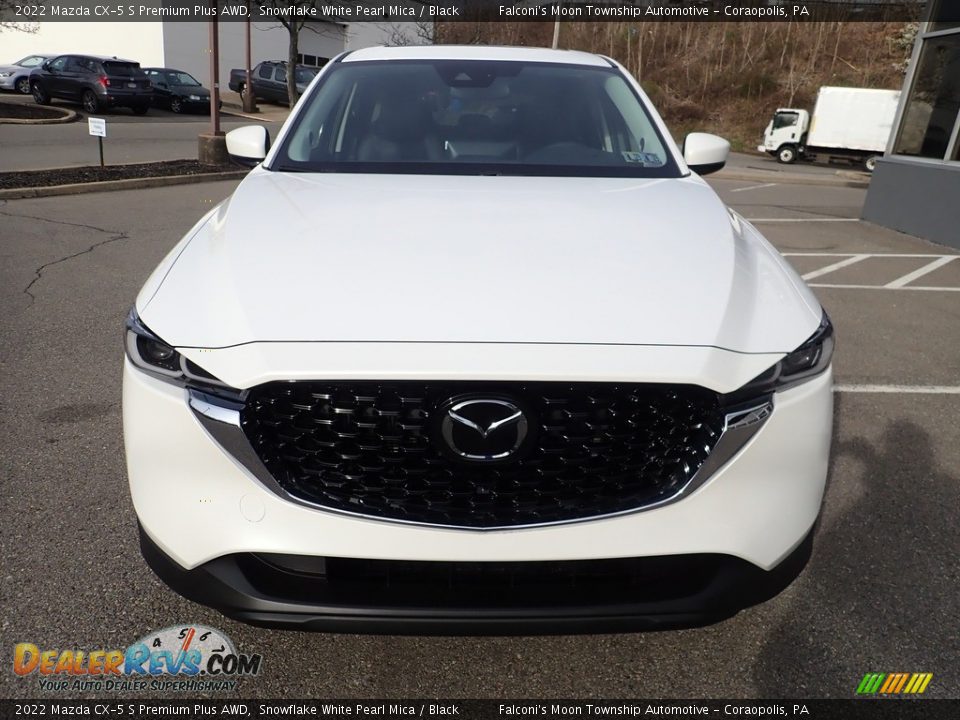 2022 Mazda CX-5 S Premium Plus AWD Snowflake White Pearl Mica / Black Photo #7