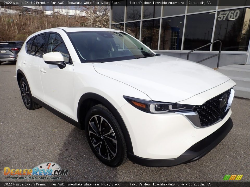 2022 Mazda CX-5 S Premium Plus AWD Snowflake White Pearl Mica / Black Photo #8