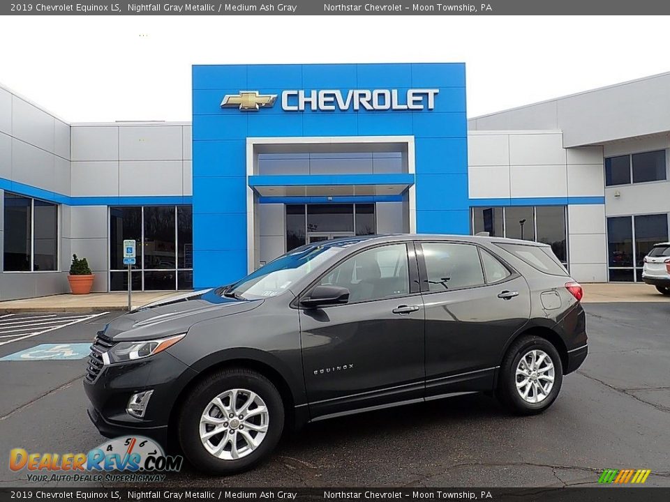 2019 Chevrolet Equinox LS Nightfall Gray Metallic / Medium Ash Gray Photo #1