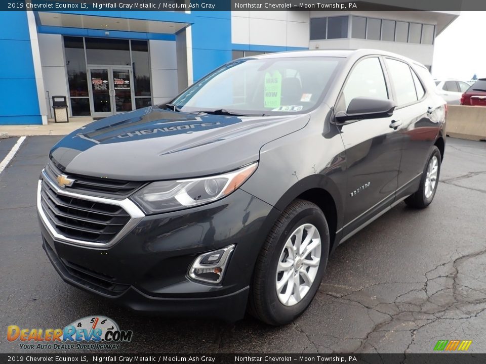 2019 Chevrolet Equinox LS Nightfall Gray Metallic / Medium Ash Gray Photo #2