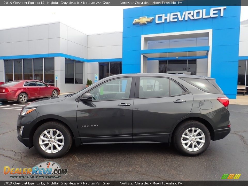 2019 Chevrolet Equinox LS Nightfall Gray Metallic / Medium Ash Gray Photo #3