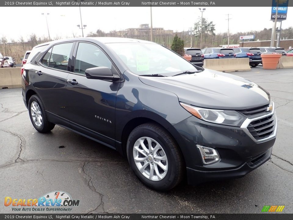 2019 Chevrolet Equinox LS Nightfall Gray Metallic / Medium Ash Gray Photo #11