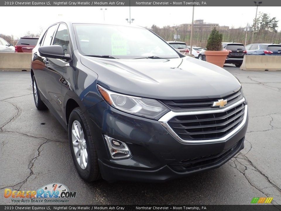 2019 Chevrolet Equinox LS Nightfall Gray Metallic / Medium Ash Gray Photo #12