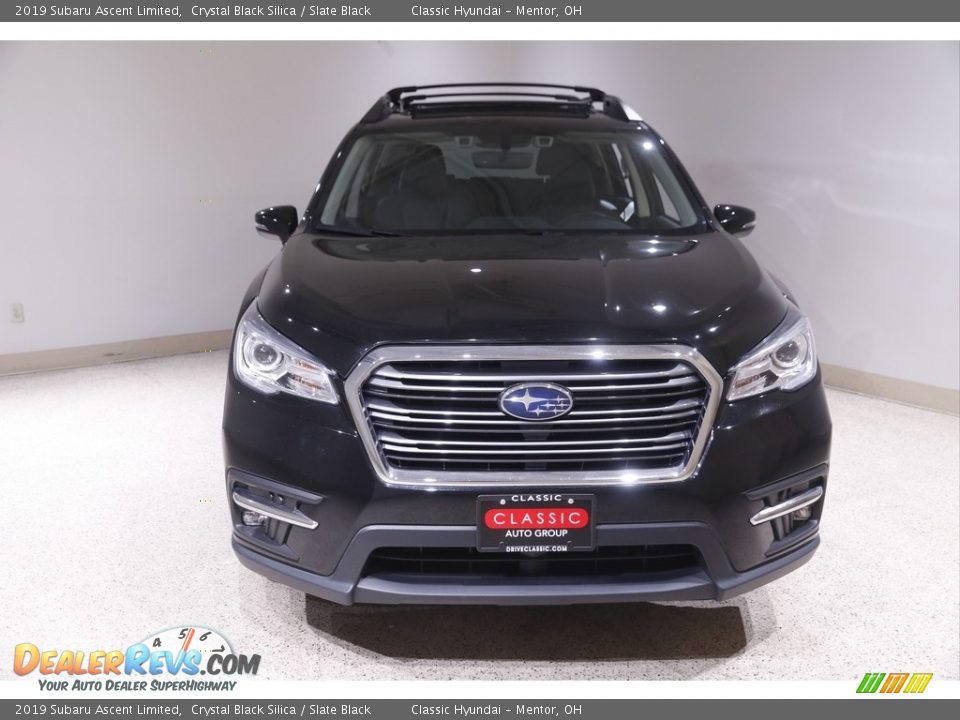 2019 Subaru Ascent Limited Crystal Black Silica / Slate Black Photo #2