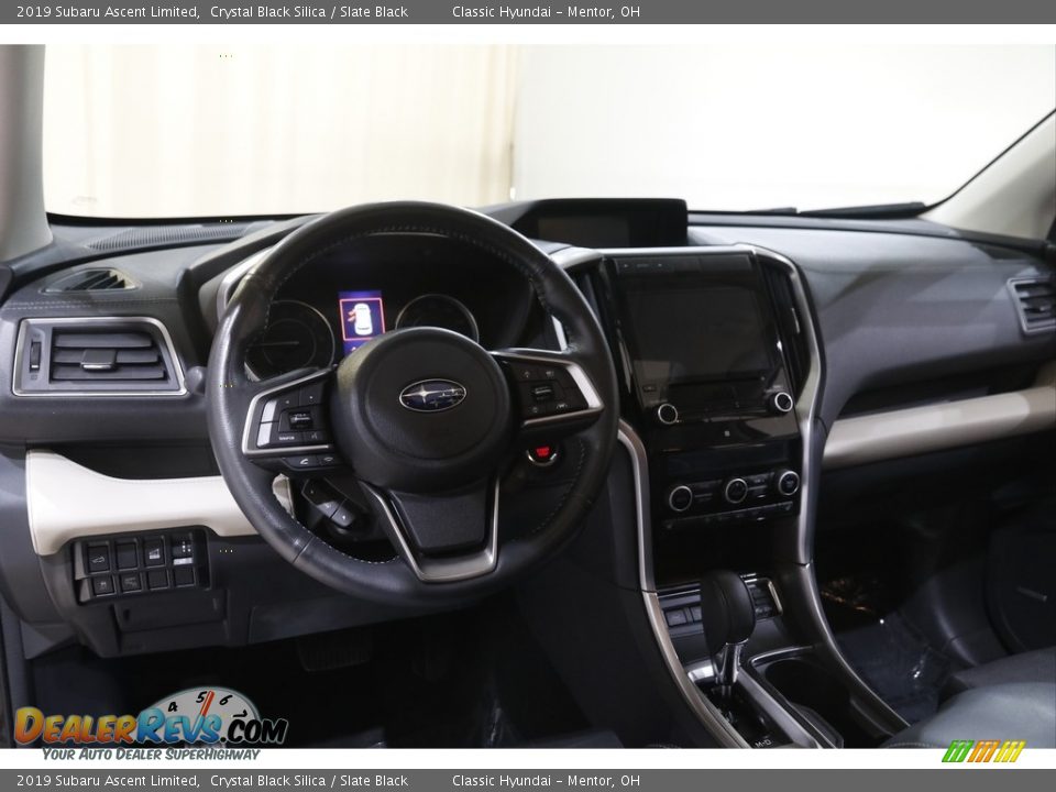 2019 Subaru Ascent Limited Crystal Black Silica / Slate Black Photo #6