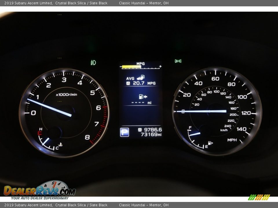 2019 Subaru Ascent Limited Gauges Photo #8