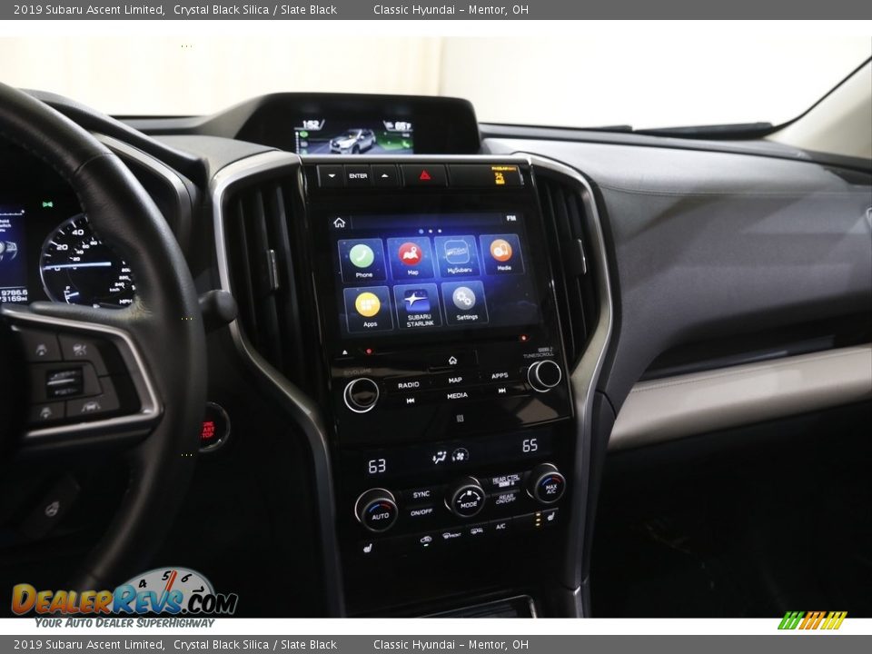 2019 Subaru Ascent Limited Crystal Black Silica / Slate Black Photo #9