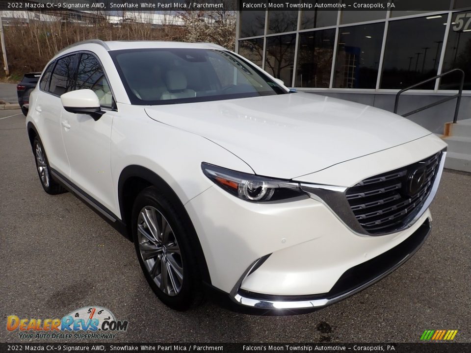 Snowflake White Pearl Mica 2022 Mazda CX-9 Signature AWD Photo #9