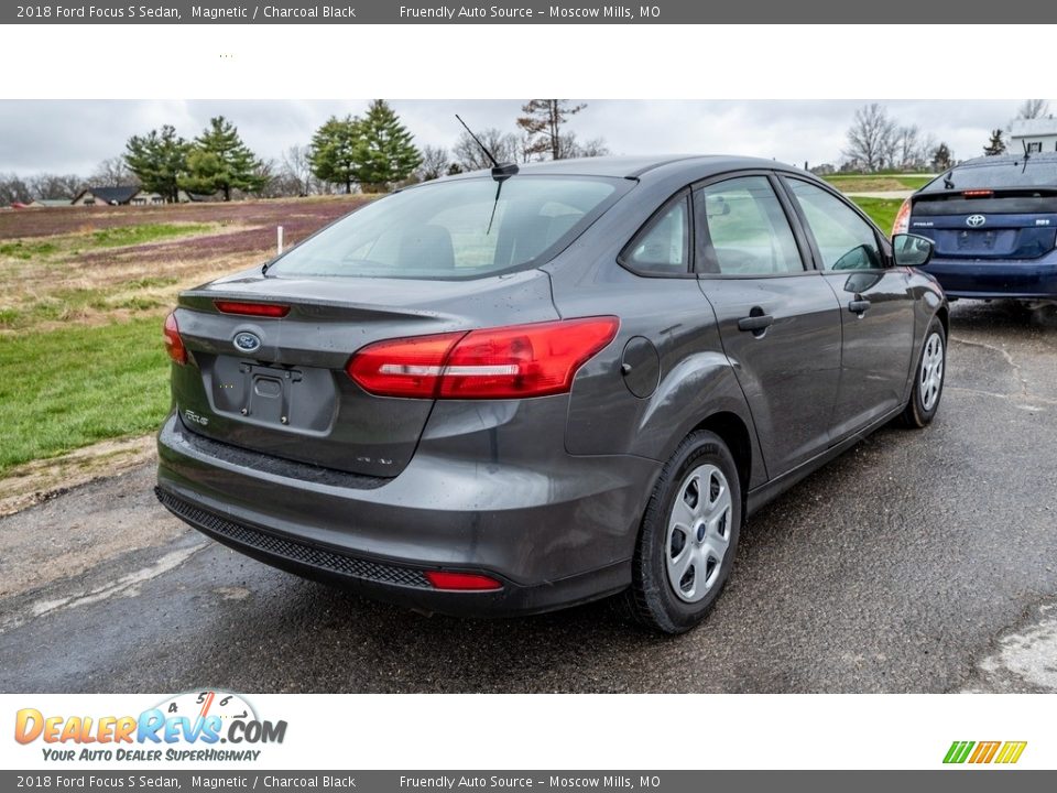 2018 Ford Focus S Sedan Magnetic / Charcoal Black Photo #4