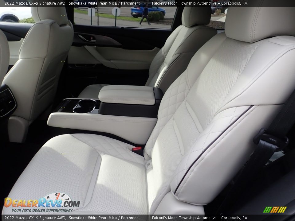 Rear Seat of 2022 Mazda CX-9 Signature AWD Photo #12