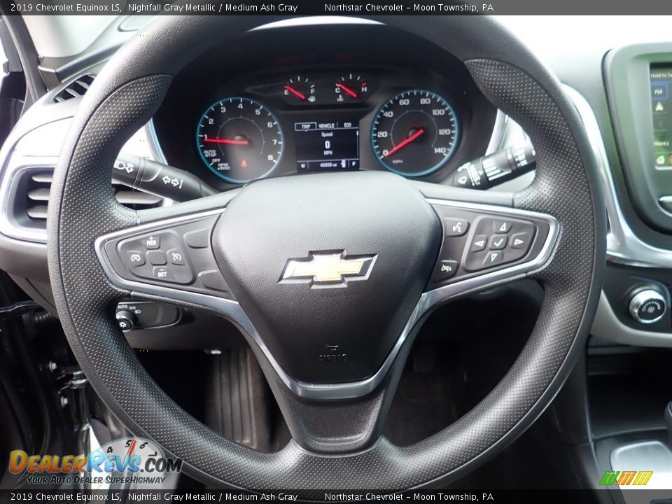 2019 Chevrolet Equinox LS Nightfall Gray Metallic / Medium Ash Gray Photo #25