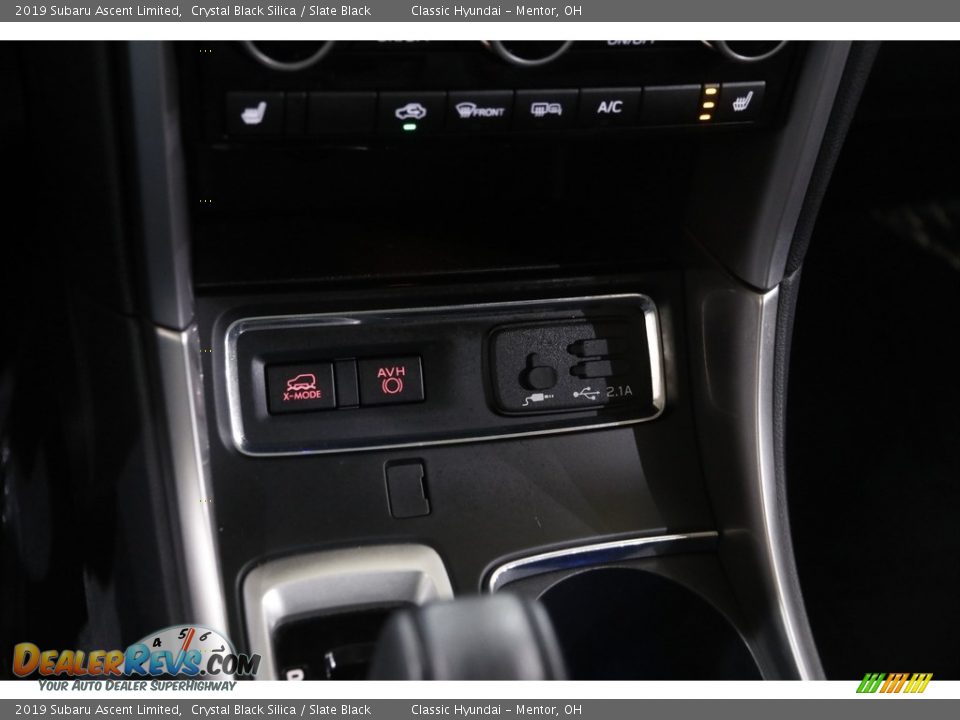 2019 Subaru Ascent Limited Crystal Black Silica / Slate Black Photo #20