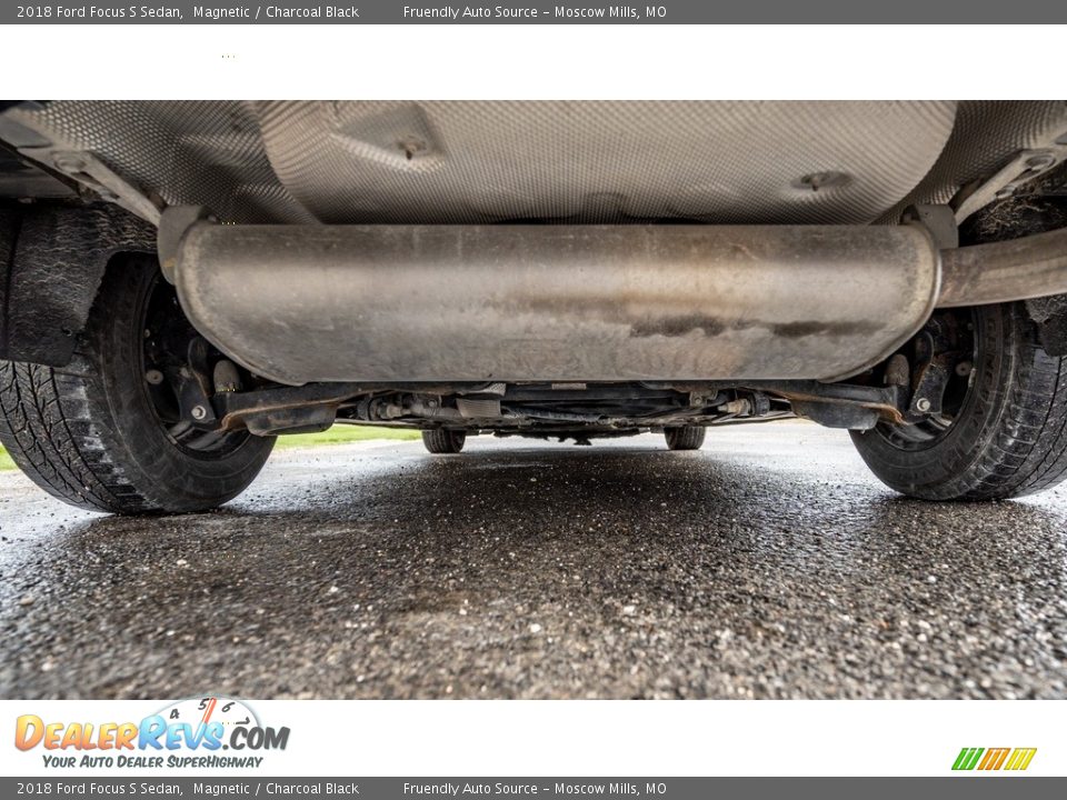 2018 Ford Focus S Sedan Magnetic / Charcoal Black Photo #13