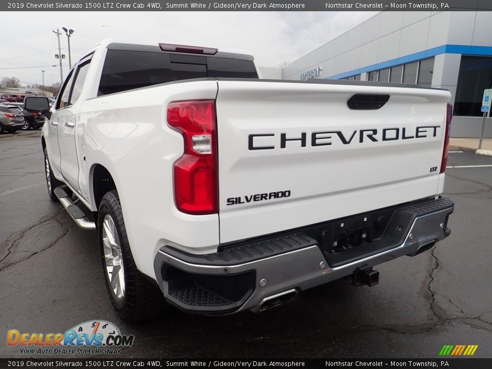 2019 Chevrolet Silverado 1500 LTZ Crew Cab 4WD Summit White / Gideon/Very Dark Atmosphere Photo #5