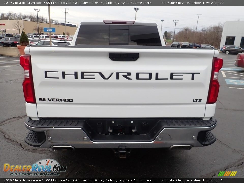 2019 Chevrolet Silverado 1500 LTZ Crew Cab 4WD Summit White / Gideon/Very Dark Atmosphere Photo #6