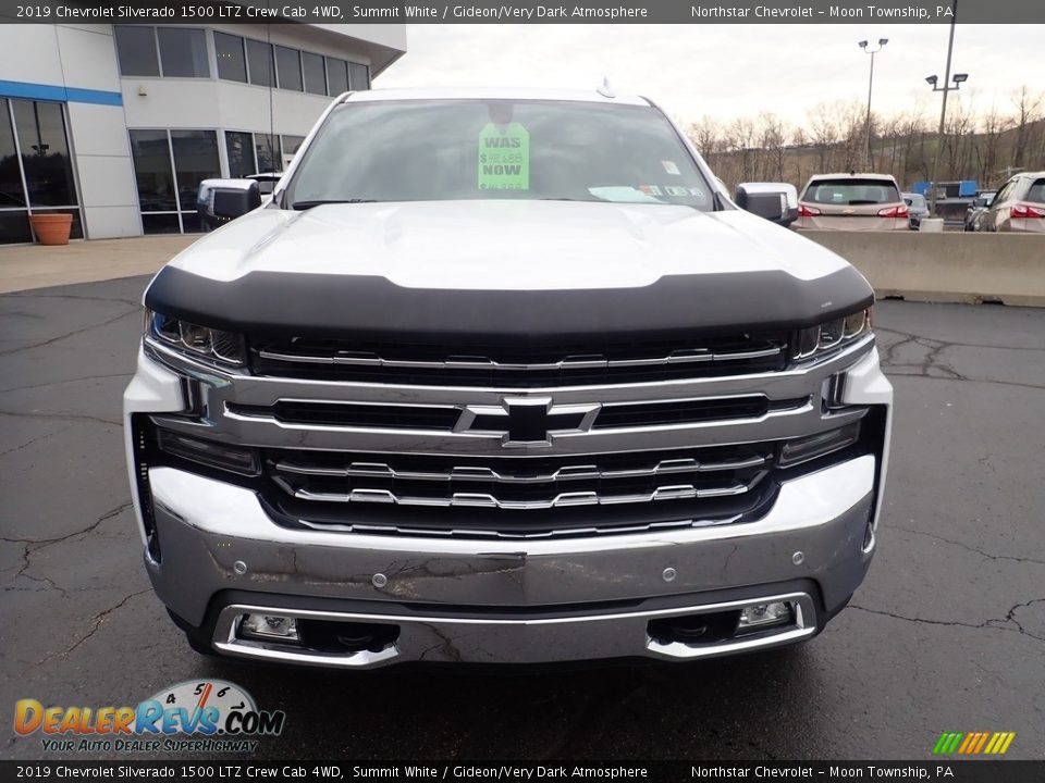 2019 Chevrolet Silverado 1500 LTZ Crew Cab 4WD Summit White / Gideon/Very Dark Atmosphere Photo #12